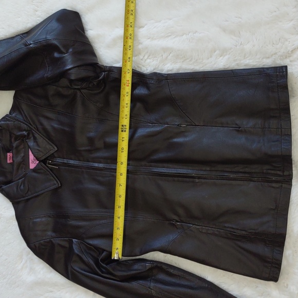 EXCELLED COLLECTION LEATHER JACKET. - Picture 14 of 17